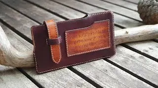 How to Make Leather Phone Wallet | PDF Leather pattern
