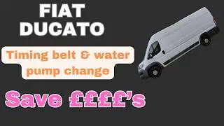 Fiat Ducato Timing belt and Water pump change full detailed video