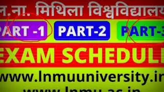 LNMU EXAM UPDATES 2021/PART 1,2,3 exam 2021 |LNMU EXAM PATTERN