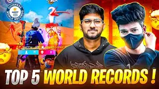 Top 5 😰 World 🌎 Records In free fire 🤯 మామూలుగా ఉండవు మరి | Prem Gaming Tech 🥳