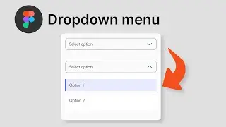 Create an interactive dropdown menu in Figma in 5 minutes | Figma tutorial