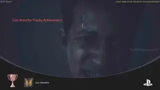 UNTIL DAWN PS5 FIRING THE FLARE GUN (JUST BREATHE TROPHY ACHIEVEMENT).. 