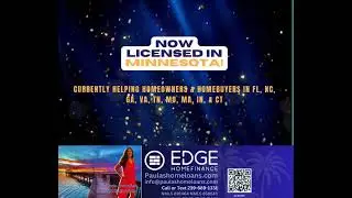 Mortgage Broker licensed in FL, GA, NC, TN,  IN, CT, VA, MA, MO, & MN