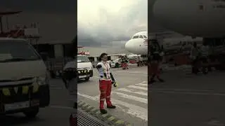 Boarding on the airplane by walking #shorts