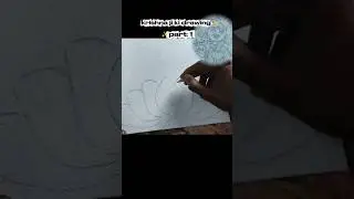 Little Krishna drawing part 1/drawing kaise banaen/Krishna drawing simple #art #shorts #krishna #RK