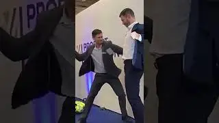 A CEO of a body armor company tests his armor