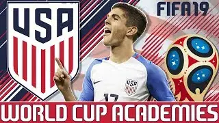 WORLD CUP ACADEMIES - REBUILDING USA - Fifa 19 Youth Academy Career Mode - Part 2