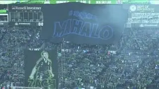 Emerald City Supporters honor Sounders defender Zach Scott ahead of Decision Day