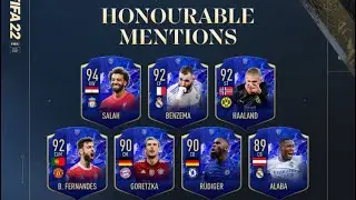 NEW TOTY RONALDO + TOTY HONOURABLE MENTIONS IN FIFA 22