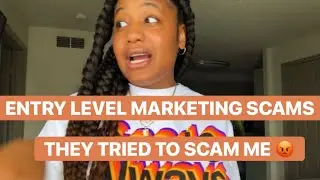 IF ARE A RECENT COLLEGE GRAD WATCH THIS... ENTRY LEVEL MARKETING SCAMS
