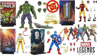 Marvel Legends 20th Anniversary Wave Captain America Toad Ironman Hulk Toybiz