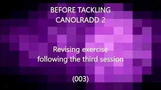 (learning Welsh) before starting CANOLRADD 2 003