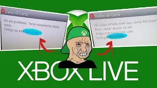 Não consegue entrar na sua conta no Xbox 360? Erro 8015D000 ou 8015D003, SOLUÇÃO!