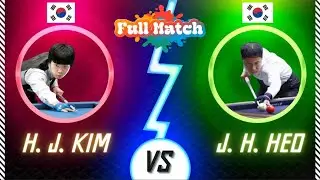 Haeng Jik Kim vs Jung Han Heo | Full Match | 3 Cushion