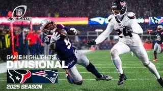 2025 AFC Divisional Highlights - NE Patriots vs Houston Texans