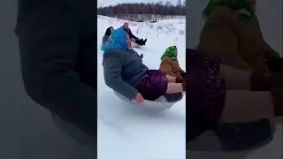 Extreme Tubing - The Wildest Adventures & Stories #shorts #funny #viral #snow #viralshorts