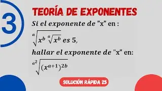 TEOR&Iacute;A DE EXPONENTES - EJERCICIO 03