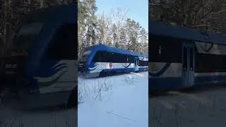 SA133 Regio LK 219 Olsztyn-Ełk przez Pisz 2026-01-18 83,4 km, za przystankiem Ruciane-Nida Zach&oacute;d