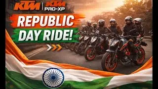 Republic Day Mega Bike Ride 2026 🇮🇳 | KTM PRO-XP Riders Take Over the Roads🔥