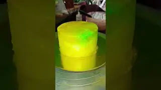 Glitter and shimmer effect cake