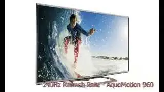 Sharp LE857 Class Aquos LED 3D HDTV - Enjoy powerful picture Quattron color technology