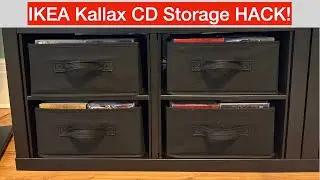 IKEA Kallax CD Storage Hack!