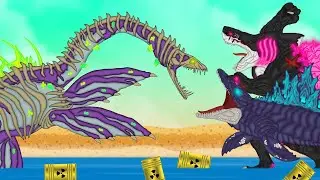 NESSIEZILLA!!! Mosazilla VS Megalodon Zilla VS Nessiezilla : PiKKY GODZILLA