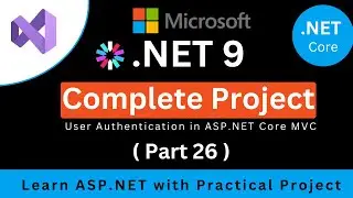 ASP.NET Core Identity Tutorial in Hindi/Urdu | Register User in ASP.NET Core MVC | (Part 25)
