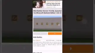 HOW TO DOWNLOAD MOD MOB BATTLE. MINECRAFT PE 1.20+