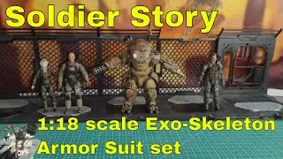 Soldier Story Exo-Skeketon Armor Suit 1:18 scale action figure set. Looks amazing, but some issues