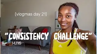LIGHT MOBILITY! CONSISTENCY CHALLENGE! *beginner fitness* (14/15) | Vlogmas Day 21