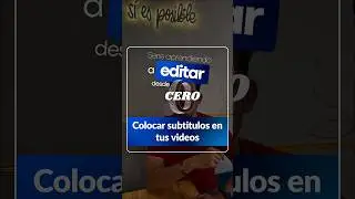 Genera subt&iacute;tulos AUTOM&Aacute;TICOS en segundos #editar #editarvideo #capcut #capcuttutorial