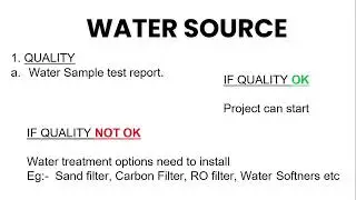 MEP Plumbing Designing : Topic - Water Quality