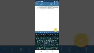 # 4 | Print Length From Input | In Python Programming | In Android Pydroid 3 App | #Hyderabad