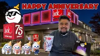 Jack in the Box исполняется 75 лет?! 🍔🎉 НОВЫЙ юбилейный набор + коллекционная фигурка Джибби (без...