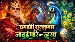 घमंडी राजकुमार और जादुई मोर की कहानी सुंदरता के घमंड में चूर राजकुमार की कहानी। #fairytales 