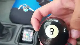 Installing My New 8 Ball Shift Nob On My 2000 Saturn SL