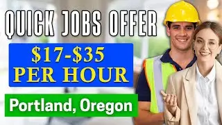 ✅Best Quick Jobs Offer in Portland, Oregon (HIRING IMMEDIATELY)