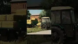Ursus C330 pędzi z kostkami #shorts #farmingsimulator22