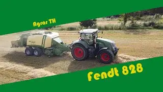 Fendt 828 Vario | Strohbergung