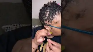 Great sideburns. Beautiful sideburns.🤭 #microlocs #sisterlocks #locs #fyp #4chair #locjourney #fyp