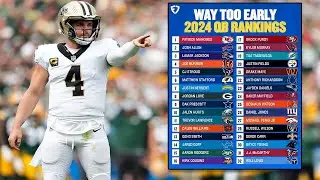 Derek Carr a Top 12 QB in 2024? | Off the Bench Saints Reaction Video