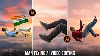 Instagram Tranding Man Flying For Sky Video Editing ✨| How To Make Ai Videos Of Flying In The Sky
