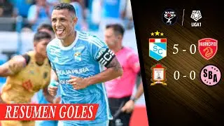 Sporting Cristal 5 - 0 Sport Huancayo / resumen goles / Liga 1 max