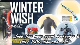#freefrie new event backcolor T shirt  1000 Diamond achi ✨💫💥🔥