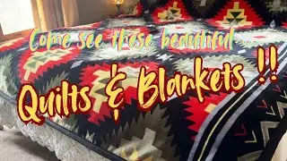 INSANELY Good Storage Unit Find | Quilts & Blankets 🧺 Vintage & Handmade Finds.