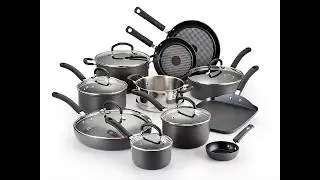 T-fal E765SH Ultimate Hard Anodized Scratch Resistant Titanium Nonstick Thermo-Spot Heat Indicator
