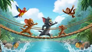 Tom and Jerry Jungle Adventure 🐒🌴 | Kids Story Poem