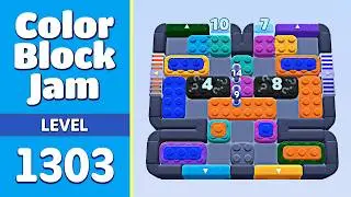 Color Block Jam Level 1303 (1304) | Every Puzzle Solved! 🎯