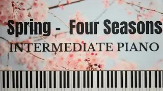 Spring - From Vivaldi's 'Four Seasons' - Intermediate piano - Sheet music Download